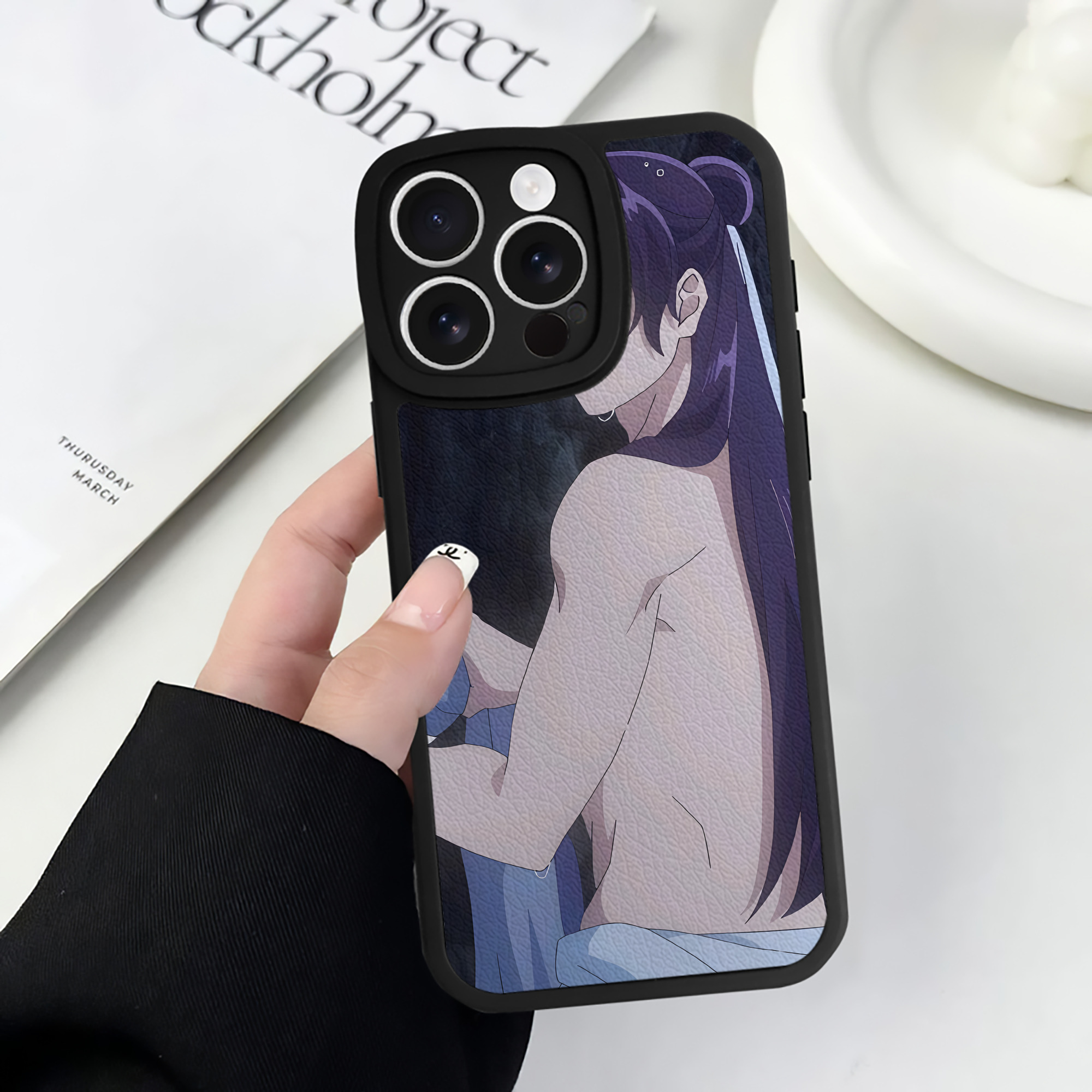 薬屋のひとりごと The Apothecary Diaries 【iPhone 16シリーズ対応】シリコンスマホケース（レザー調） 材質：シリコン